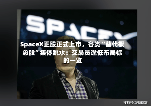 SpaceX正股正式上市	，各类“替代概念股	”集体跳水：交易员逢低布局标的一览-第3张图片