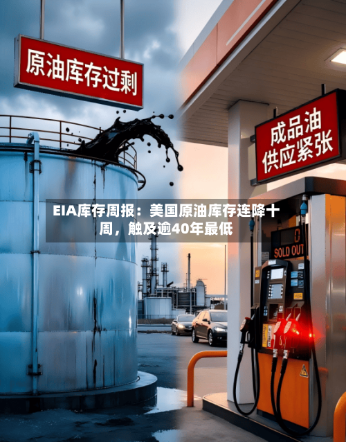 EIA库存周报：美国原油库存连降十周，触及逾40年最低-第2张图片