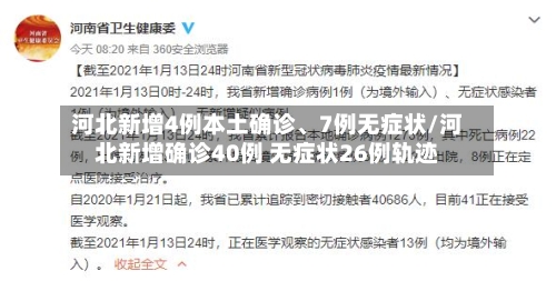 河北新增4例本土确诊	、7例无症状/河北新增确诊40例 无症状26例轨迹-第2张图片