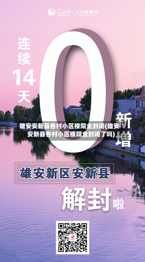雄安安新县各村小区楼院全封闭(雄安安新县各村小区楼院全封闭了吗)